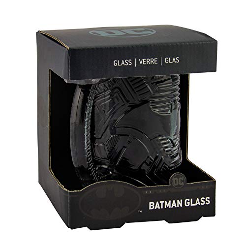 Paladone E1059313 Vaso con Relieve DC Comics Batman, Vidrio, Multicolor