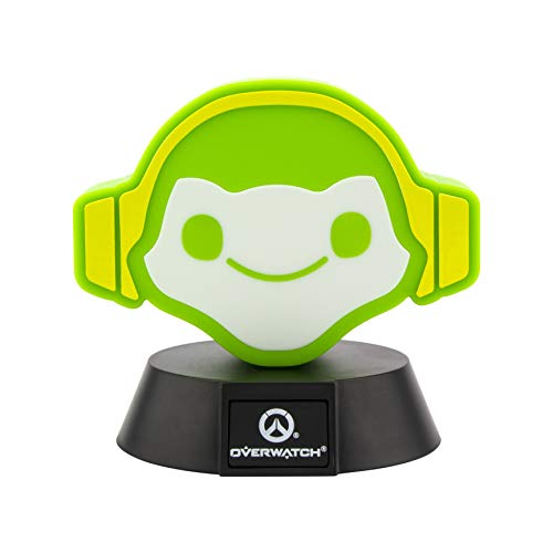 Paladone Overwatch Icon Light | Coleccionable Lucio Lámpara | Ideal para dormitorios de niños, Oficina y hogar | Pop Culture Gaming Merchandise, Verde