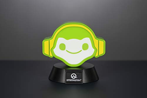 Paladone Overwatch Icon Light | Coleccionable Lucio Lámpara | Ideal para dormitorios de niños, Oficina y hogar | Pop Culture Gaming Merchandise, Verde