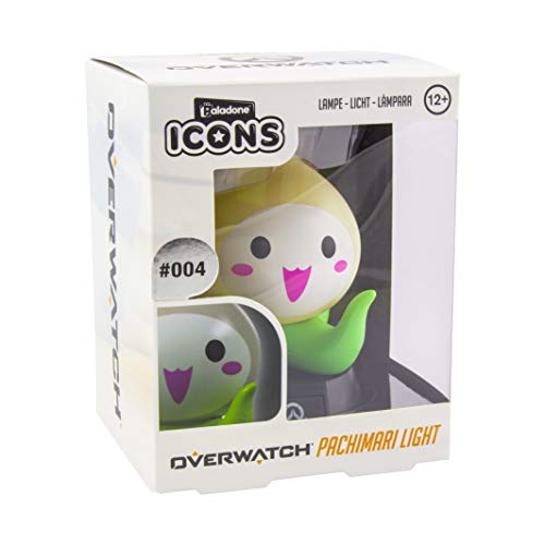 Paladone Overwatch Pachimari Icon Light | Lámpara coleccionable Lucio | Ideal para dormitorios de niños, oficina y hogar | Pop Culture Gaming Merchandise, Crema