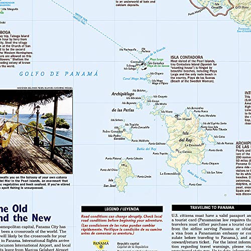 Panama: Travel Maps International Adventure Map: NG.AM3101 [Idioma Inglés]
