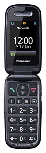 Panasonic TU456 - Teléfono Móvil para Mayores (Pantalla Color TFT 2.4", botón SOS, compatibilidad audífonos, Resistente a Golpes, Bluetooth, cámara) Color Blanco