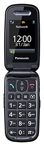 Panasonic TU456 - Teléfono Móvil para Mayores (Pantalla Color TFT 2.4", botón SOS, compatibilidad audífonos, Resistente a Golpes, Bluetooth, cámara) Color Blanco