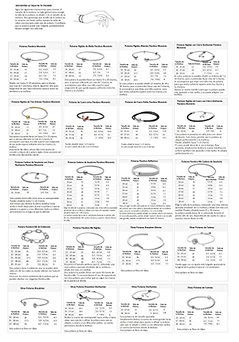 Pandora Pulsera de mujer Star Wars de plata 925 para charms 599254C00, 19 cm, Metal precioso., No aplicable,