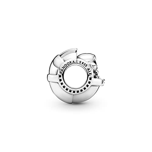 Pandora Star Wars - Abalorio de plata de ley con diseño de Grogu y Belén de Star Wars x Pandora Collection