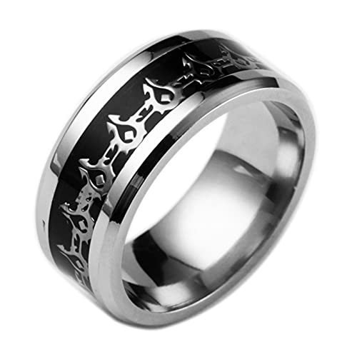 PangTuZiYin 2017 Nuevo diseño World of Warcraft Anillo de Batalla para Anillos ORDE joyería de Juego para fanáticos Anillo Wow Anillo ORDE de Acero Inoxidable