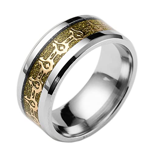 PangTuZiYin 2021 Anillo de la Horda Joyería de Acero Inoxidable Película Caliente Anillos de World of Warcraft