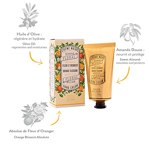 Panier des Sens Crema de Manos Flo de Azahar - Made in France - 75 ml