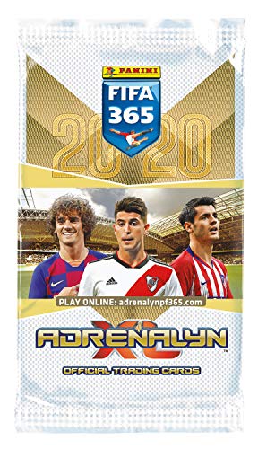 Panini 000856 Adrenalyn XL - Juego de tarjetas coleccionables para FIFA 365, temporada 2019/2020, lata pequeña con 4 cartas limitadas, 6 cartas por Booster, multicolor , color/modelo surtido