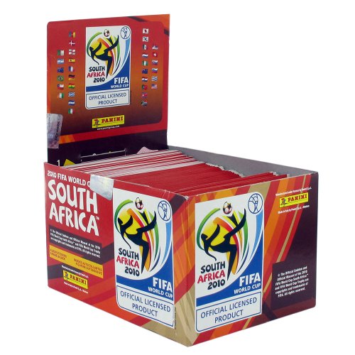Panini 2010 Fifa World Cup Sudáfrica Pegatinas - 1 caja, 100 paquetes por caja (paquete de 100)
