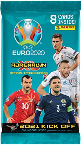 Panini France SA- UEFA Euro 2020 Adrenalyn XL 2021 Kick Off-Boite de 24 pochettes European Soccer International Caja Bolsillos (004112BOX24F)