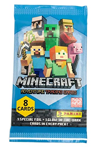 Panini - Juego de cartas coleccionables Minecraft en caja de estaño clásica