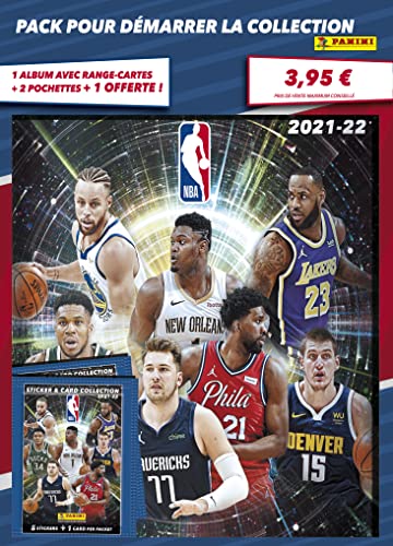Panini NBA 2021-22 - Álbum de fotos (2 bolsas, 1 grato y Range STICKERScartes, 004191AFGD