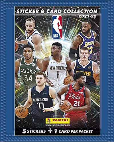 Panini NBA 2021-22 - Lote de 10 fundas para Stickers, 004191KBF10