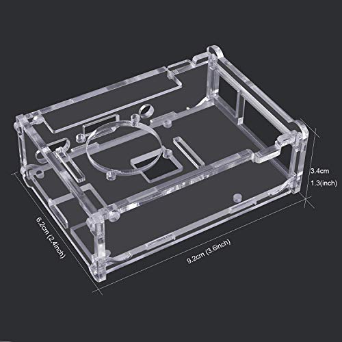 Pantalla para Raspberry Pi , Quimat 3.5 Inch Pantalla Táctil TFT LCD 480x320 con Cáscara Protectiva+ 3 Disipadores de calor + Lapiz Tactil para Raspberry Pi 3 2 1 Modelo B B+ A A+