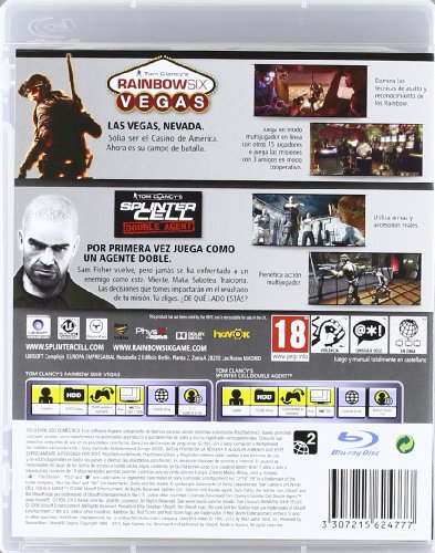 Paquete Splinter Cell: Double Agent + Rainbow Six Vegas