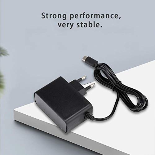 para Nintendo Switch Adaptador de Corriente Corriente Constante y Voltaje DC 5V/2.4A Cargador 50/60Hz, Material ABS(EU 100-240V)