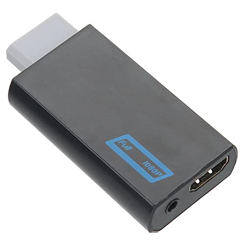 para Wii To Converter, para Wii To Adapter Formato Plástico Gran Precisión para Todos Los Modos De Visualización De Wii (NTSC 480i 480p PAL 576i) para Viajes