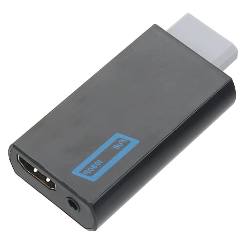 para Wii To Converter, para Wii To Adapter Formato Plástico Gran Precisión para Todos Los Modos De Visualización De Wii (NTSC 480i 480p PAL 576i) para Viajes