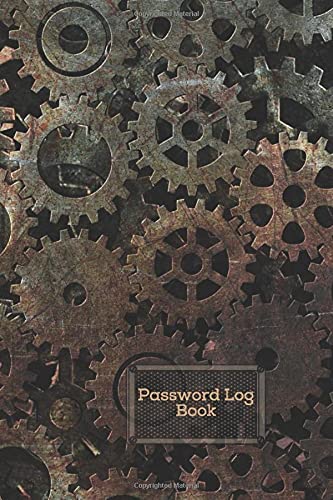 Password Log Book: Steam Punk - Keep your passwords organized / 6x9 inch matte cover 110 pages alphabetical listed index keeper