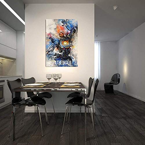Pathfinder Apex Legends - Póster decorativo de pared, lienzo para sala de estar, dormitorio, 30 x 45 cm