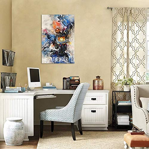 Pathfinder Apex Legends - Póster decorativo de pared, lienzo para sala de estar, dormitorio, 30 x 45 cm