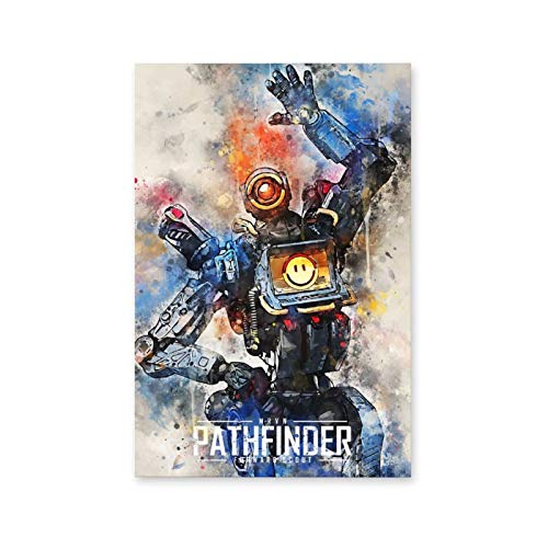 Pathfinder Apex Legends - Póster decorativo de pared, lienzo para sala de estar, dormitorio, 30 x 45 cm