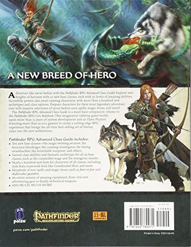 Pathfinder Roleplaying Game: Advanced Class Guide Pocket Edition