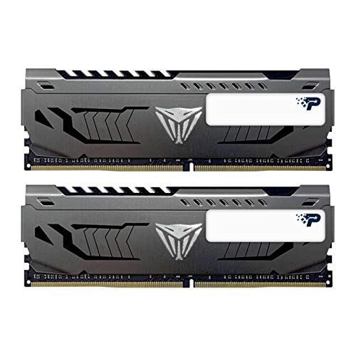 Patriot Memory Viper Steel DDR4 3200 16GB (2x8GB) CL16 Kit de Memoria RAM Alto Rendimiento Gris