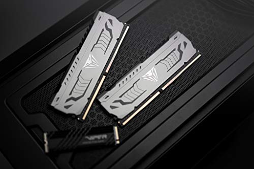 Patriot Memory Viper Steel DDR4 3200 8GB (2x4GB) CL16 Kit de Memoria RAM Alto Rendimiento Gris
