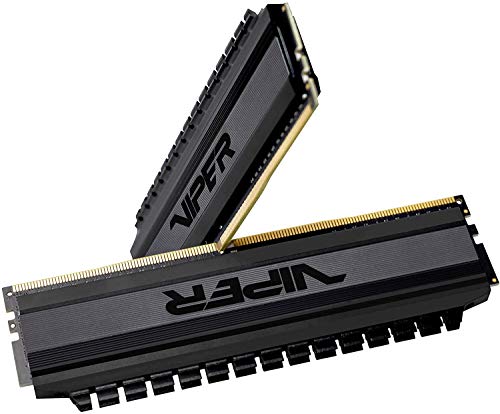 Patriot Viper 4 Blackout Series DDR4 32GB (2 x 16GB) 3600MHz Módulo de Memoria Alto Rendimiento - PVB432G600C8K