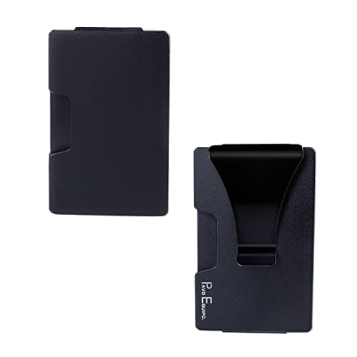 PAVO EQUIPO Tarjetero | Tarjetero con clip para dinero desmontable | Incluye caja de regalo | Protección RFID | Mini cartera | Monedero