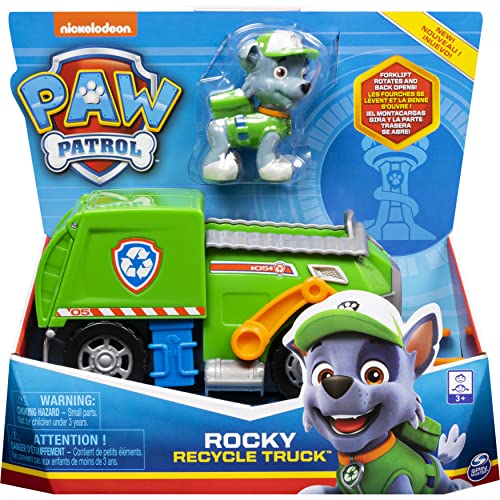 Paw Patrol 6052310 Paw Paw VHC BscVeh LowPriceRocky UPCX GML, 605861 Multicolor