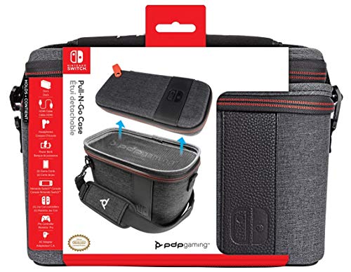 PDP Funda Pull-N-Go Case Edición Elite (Nintendo Switch) + SanDisk SanDisk microSDXC UHS-I Tarjeta para Nintendo Switch 128GB, Producto con Licencia de Nintendo