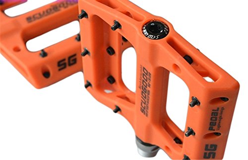 Pédales de VTT et de vélo de course - Pour AM, FR, DH, DJ, BMX - 1 paire, Orange