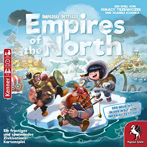 Pegasus Spiele 51971G Empires of the North - Juego de mesa (contenido en alemán) , color/modelo surtido