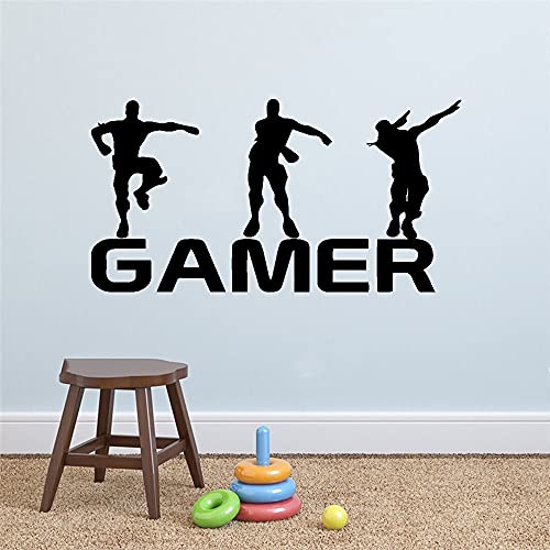 Pegatina de vinilo para pared de jugador，póster，juego de niño，PS4 Battle Royale，pegatina de juego，Mural，papel tapiz A8 42x80cm