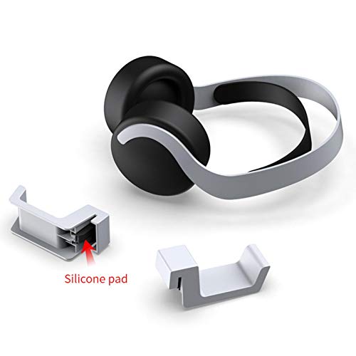 pegtopon- Soporte de auriculares compatible con casco Pulse 3D y PS5, 1 soporte para PS5, fácil de instalar y duradero, hecho de ABS, ahorra espacio, sin tornillos ni cinta adhesiva