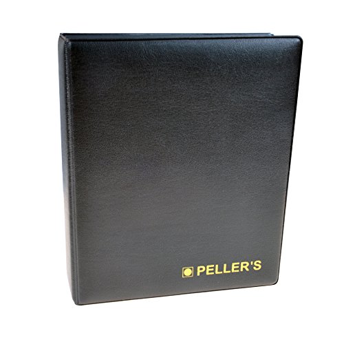 PELLER'S Álbum de Monedas para 160 Monedas (Tipo S Álbum). 5+5 Hojas con 160 Compartimentos 35mm X 35mm y 31mm X 26mm, pour €1, €2, Euro.