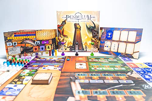 Pendulum Board Game - A Worker Placement, Time-Optimization Stonemaier Games for 1-5 Players, Ages 14+