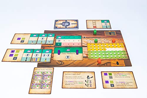 Pendulum Board Game - A Worker Placement, Time-Optimization Stonemaier Games for 1-5 Players, Ages 14+