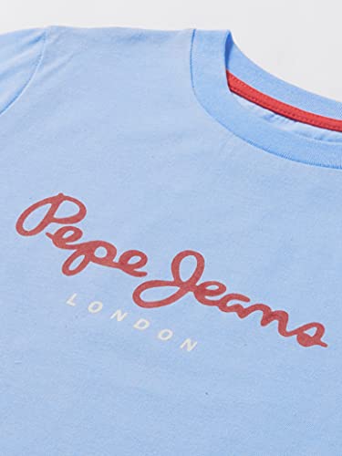 Pepe Jeans Art PB501228 Camiseta, Azul (Bay 524), 8 años para Niños