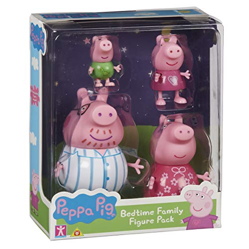 Peppa Pig - Pack 4 figuras Familia Pig Pijama