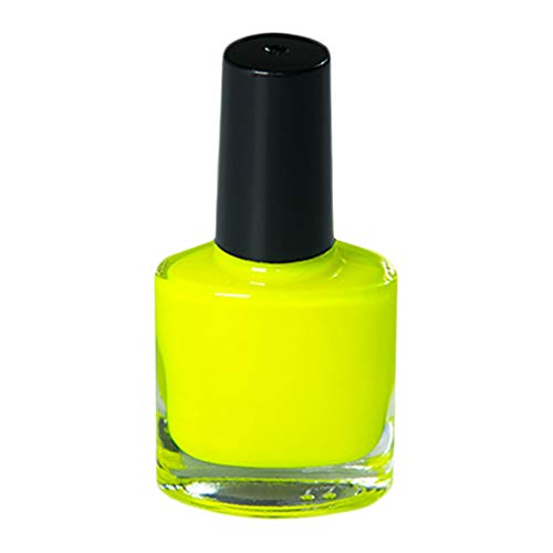 Perfeclan Pintura Flotador Fluorescente para reparación DIY Bobbers de Pesca Polo boya indicador de Golpe de Cola Visualable - Amarillo