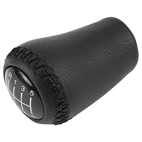 Perilla de cambio de marcha - Resistencia a la corrosión de cuero Compatible Duradero con Mzd4 3 BK BL/5 CR CW/6 II G-H 05-14