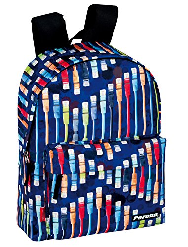 Perona 072203 2018 Mochila Tipo Casual, 41 cm, 31 litros, Negro
