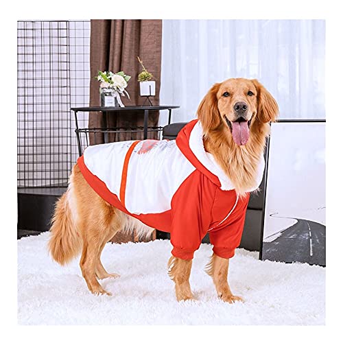 Perro Grande del Otoño Y La Ropa De Invierno, Más Cálido Terciopelo De Oro De Labrador Retriever Samoyedo Mediana Grande Perro Capa De La Chaqueta De Perro (tamaño : 4XL-(20-25kg))