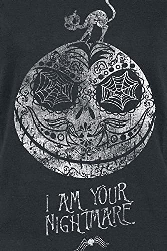 Pesadilla Antes De Navidad Jack Skellington - I Am Your Nightmare Mujer Camiseta Negro M