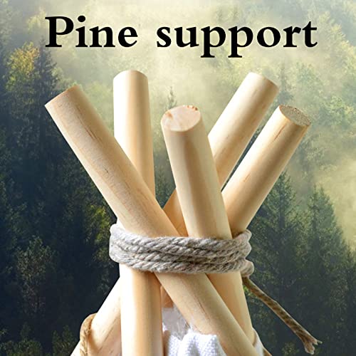 Pets Teepee, Pet Wigwam, Tienda de Lona de algodón portátil Tienda extraíble y Lavable Tienda de Tetas,5