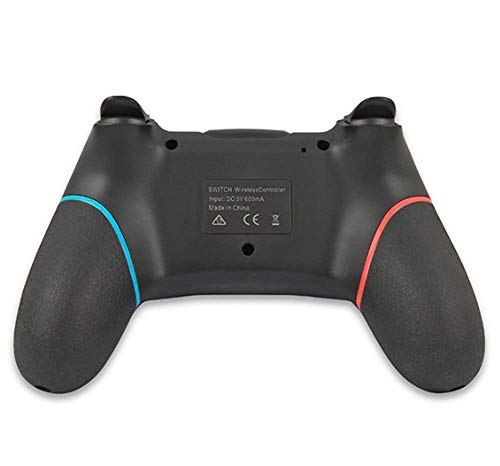 Phil Beauty Gamepad inalámbrico Bluetooth Controlador de Joystick Adecuado para la Consola Nintend Switch Pro Mango de 6 Ejes Control Libre, señal de conexión Estable,Azul